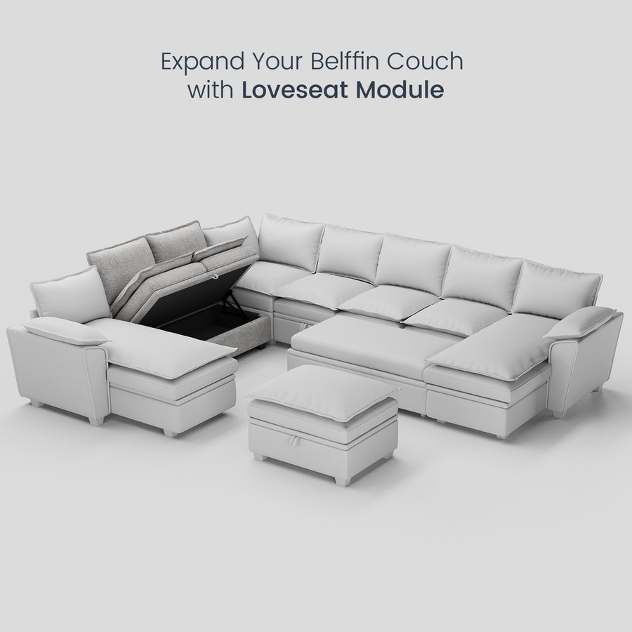Cloud-Grey-/-Chenille-Module-Loveseat