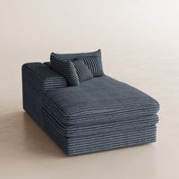Pewter-Grey-/-Corduroy-Module-Left-Arm-Chaise