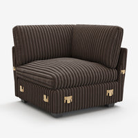 Mink-Brown-/-Corduroy-Module-Corner-Seat