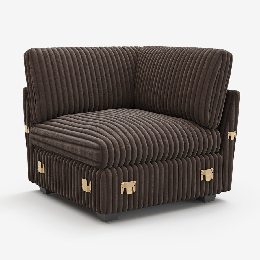 Mink-Brown-/-Corduroy-Module-Corner-Seat