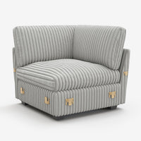 Cloud-Gray-/-Corduroy-Module-Corner-Seat