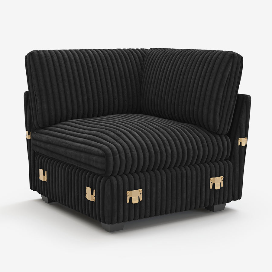 Obsidian-Black-/-Corduroy-Module-Corner-Seat