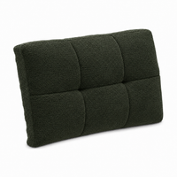 Tesso-Moss-Green-Chenille-Back-Cushion