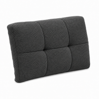 Tesso-Graphite-Gray-Chenille-Back-Cushion