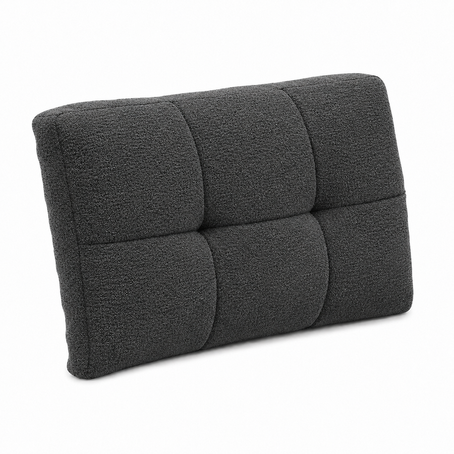 Tesso-Graphite-Gray-Chenille-Back-Cushion