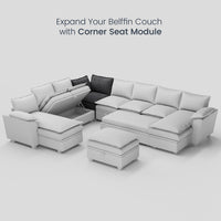 Graphite-Grey-/-Chenille-Module-Corner-Seat