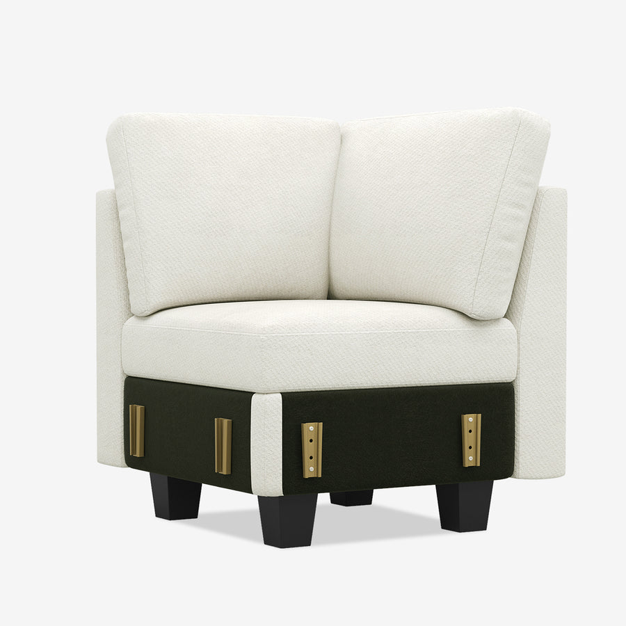 Misty-White-/-Chenille-Module-Corner-Seat