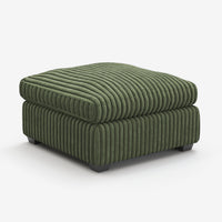 Olivewood-Green-/-Corduroy-Module-Ottoman
