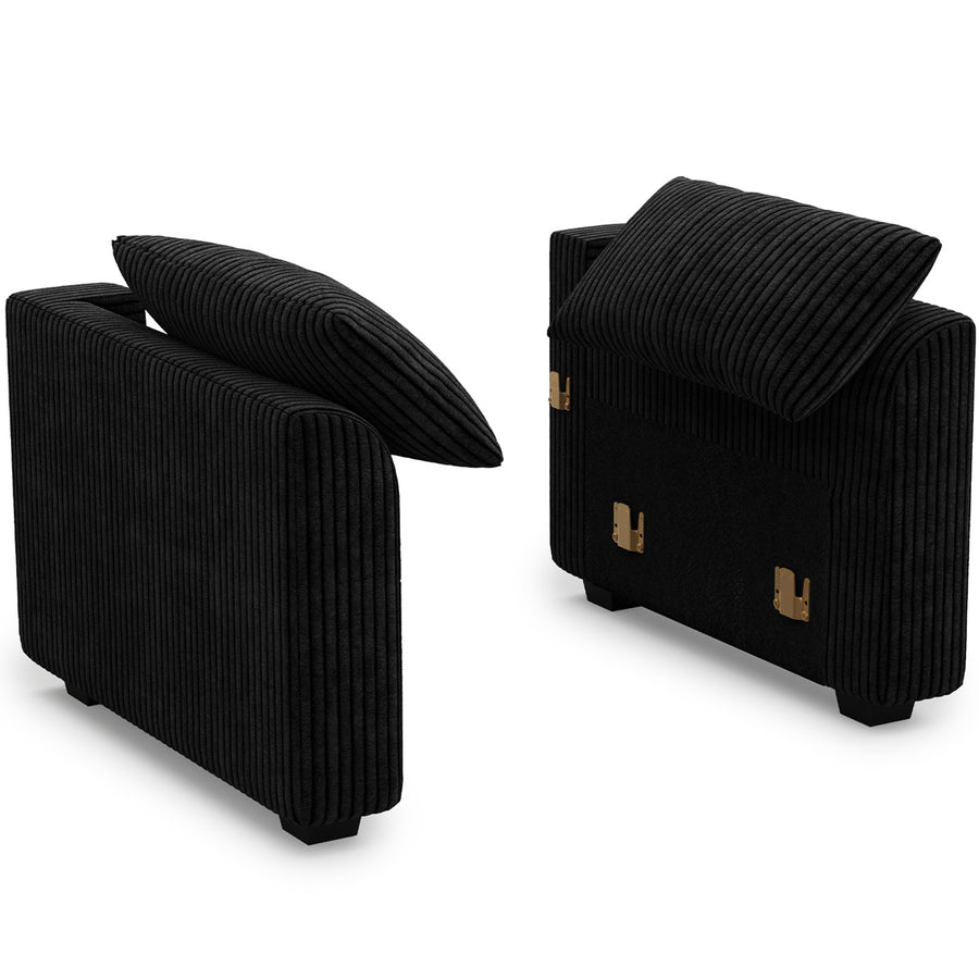 Obsidian-Black-/-Corduroy-Module-Pair-of-Arms