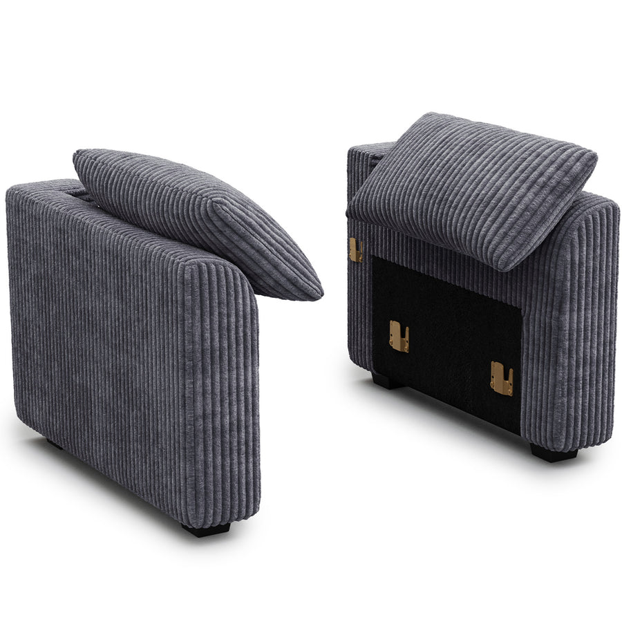 Pewter-Grey-/-Corduroy-Module-Pair-of-Arms