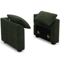 Olivewood-Green-/-Corduroy-Module-Pair-of-Arms