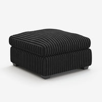 Obsidian-Black-/-Corduroy-Module-Ottoman