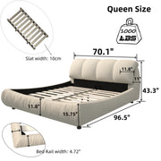 Luxury Upholstered Platform Bed