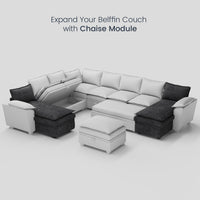 Graphite-Grey-/-Chenille-Module-Reversible-Chaise