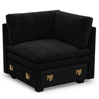 Obsidian-Black-/-Corduroy-Module-Corner-Seat