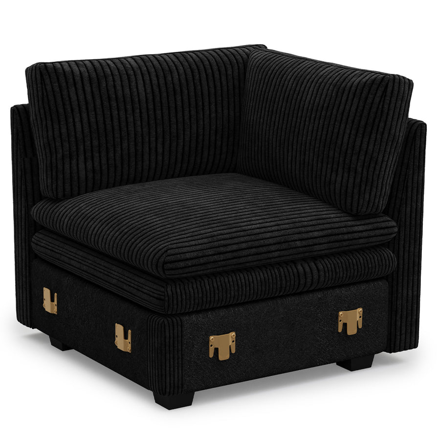 Obsidian-Black-/-Corduroy-Module-Corner-Seat