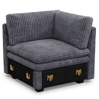 Pewter-Grey-/-Corduroy-Module-Corner-Seat