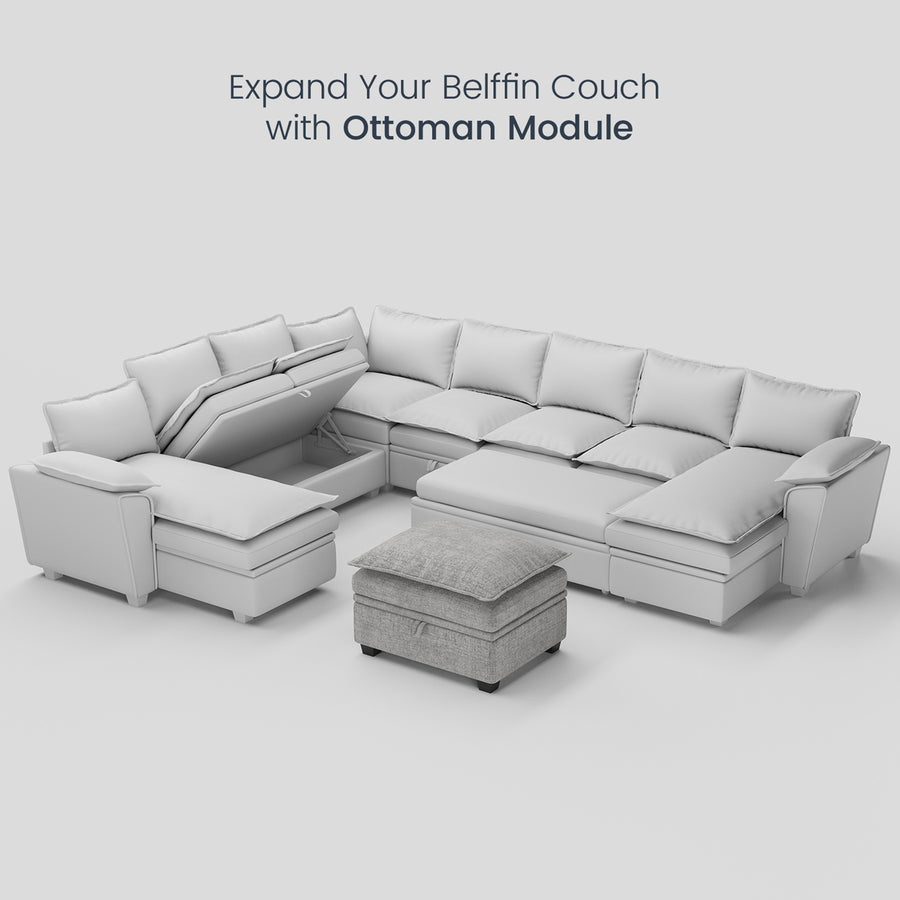 Cloud-Grey-/-Chenille-Module-Ottoman