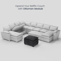 Graphite-Grey-/-Chenille-Module-Ottoman