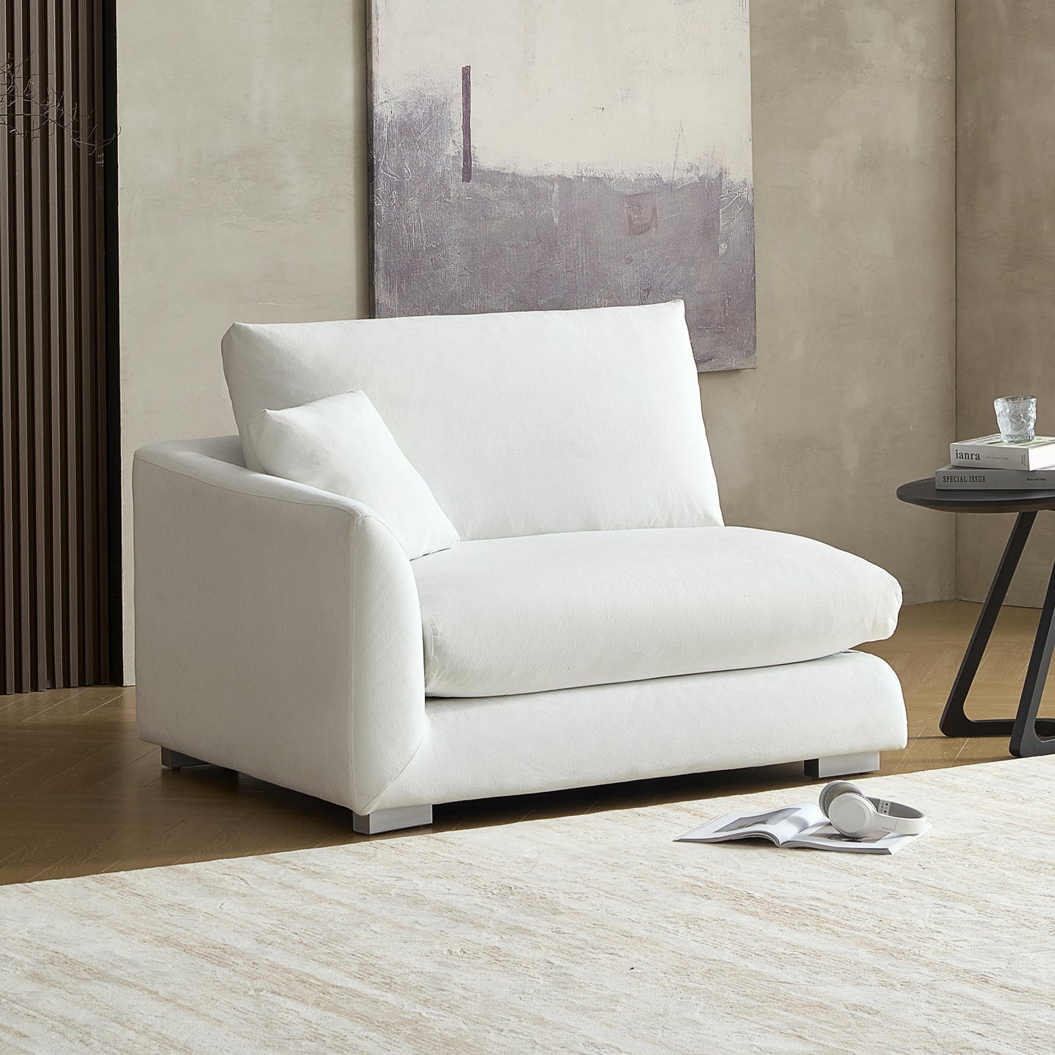 Val-White-Facing-Left-Side-Sofa-(50-Inch)