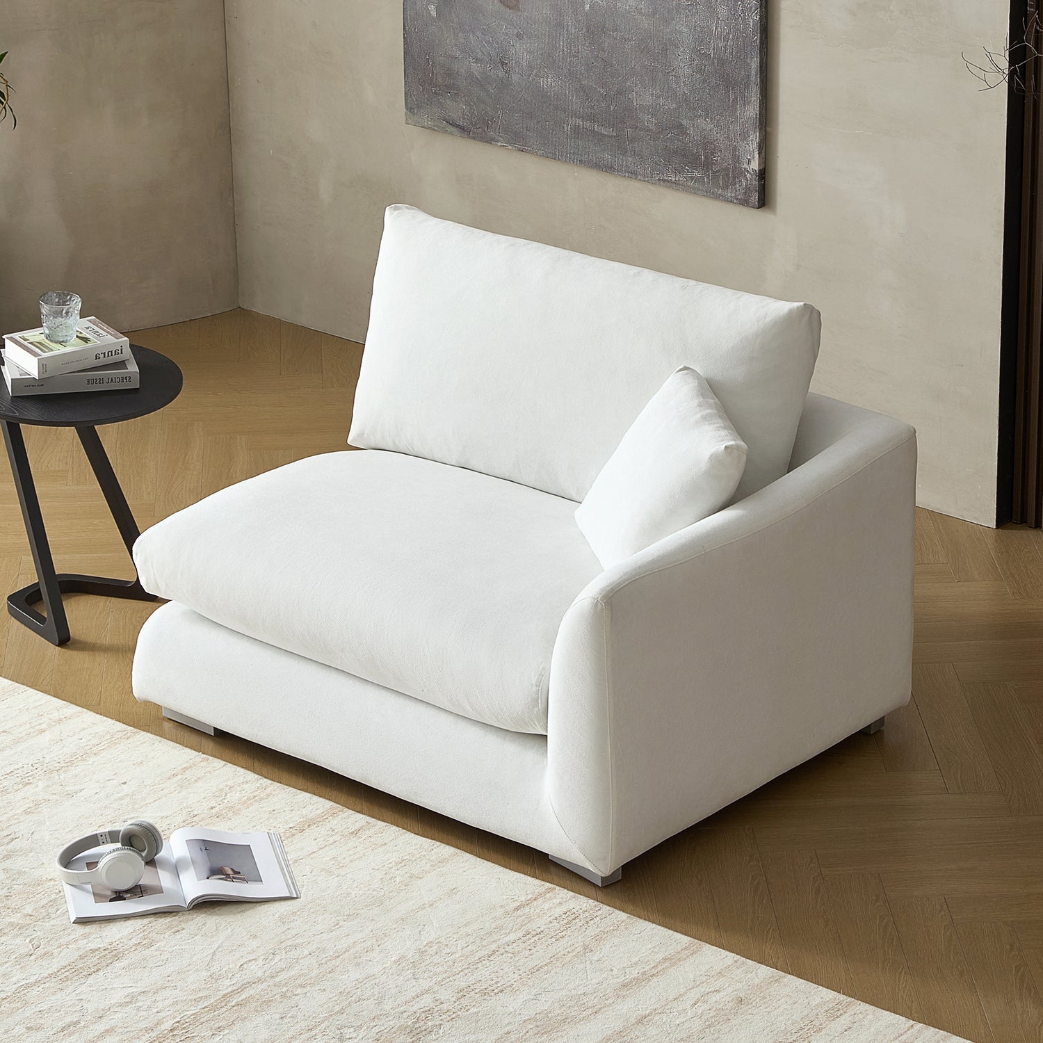 Val-White-Facing-Right-Side-Sofa-(50-Inch)