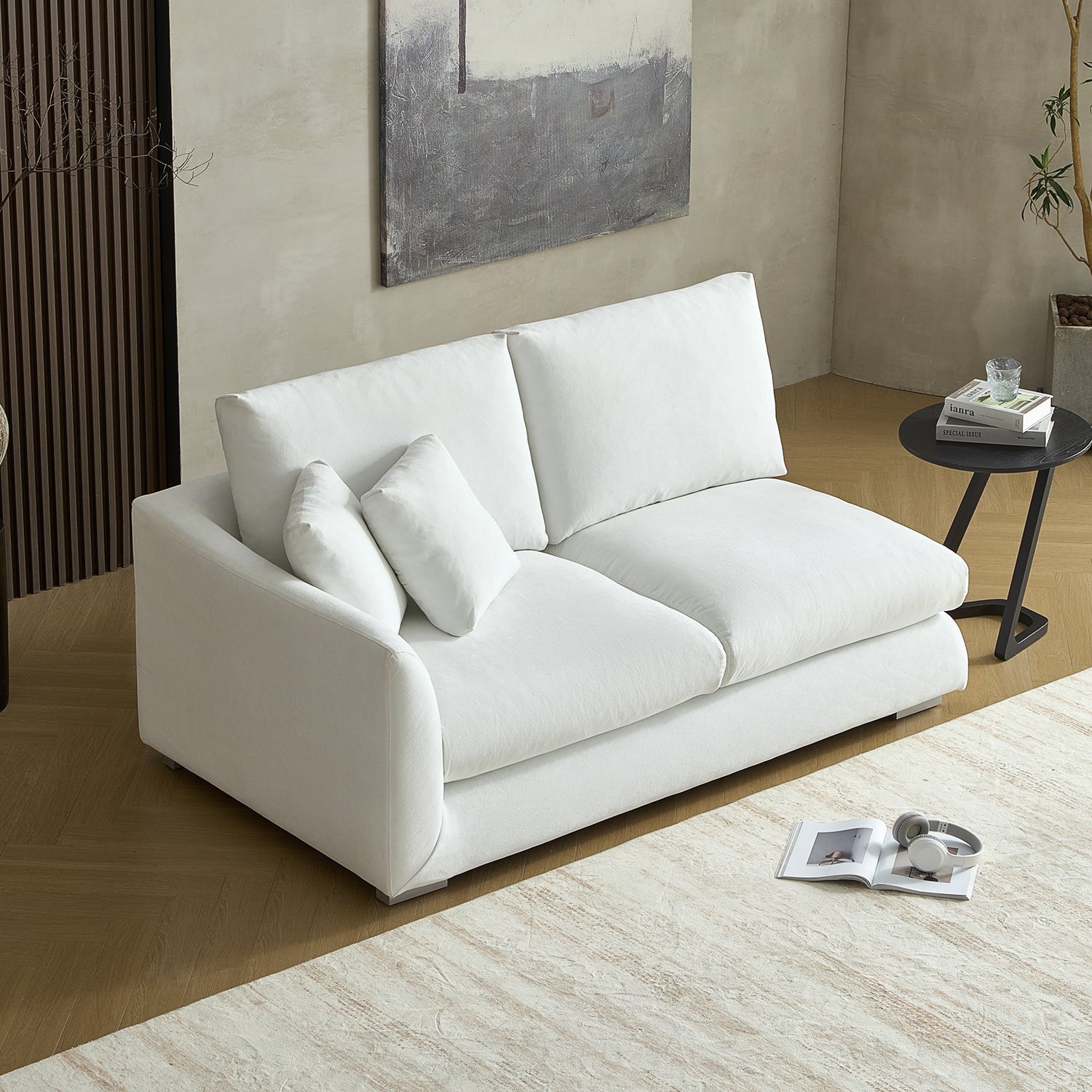 Val-White-Facing-Left-Side-Sofa-(70-Inch)