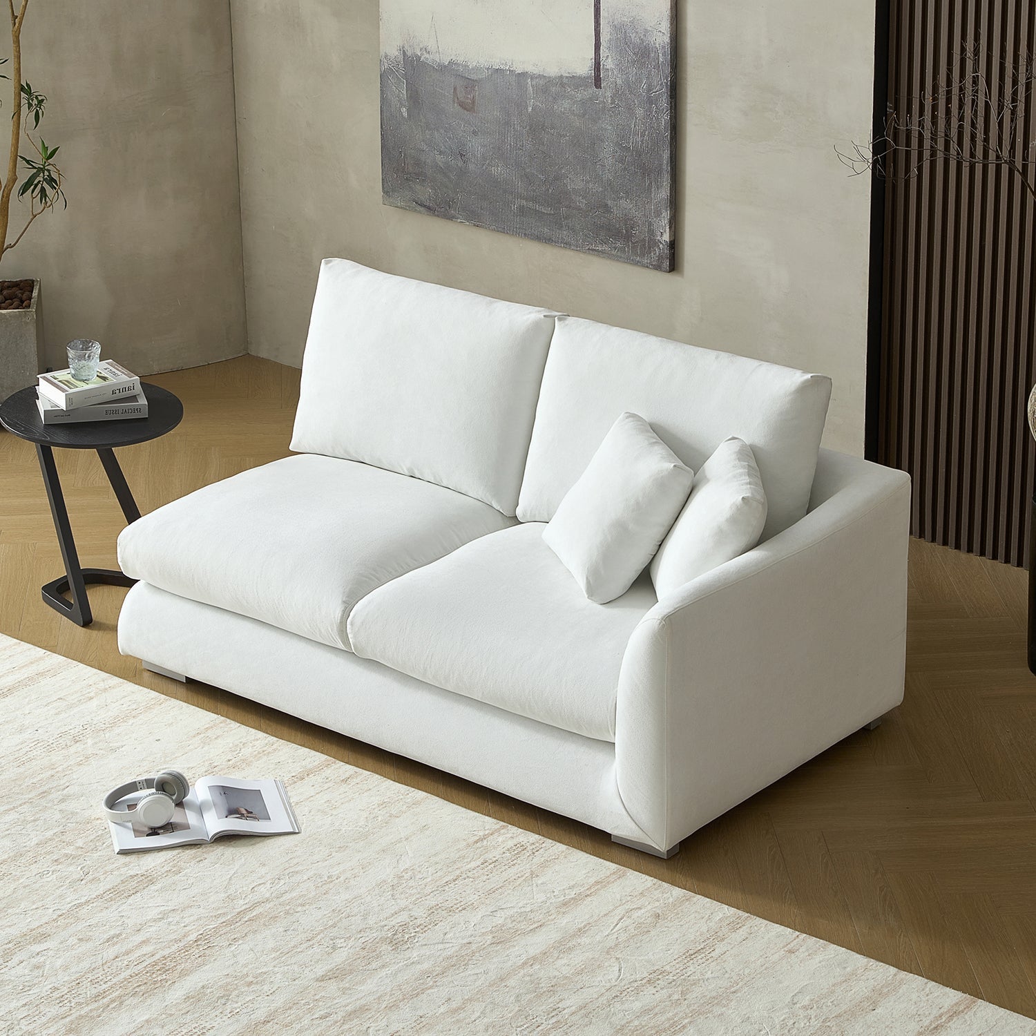 Val-White-Facing-Right-Side-Sofa-(70-Inch)
