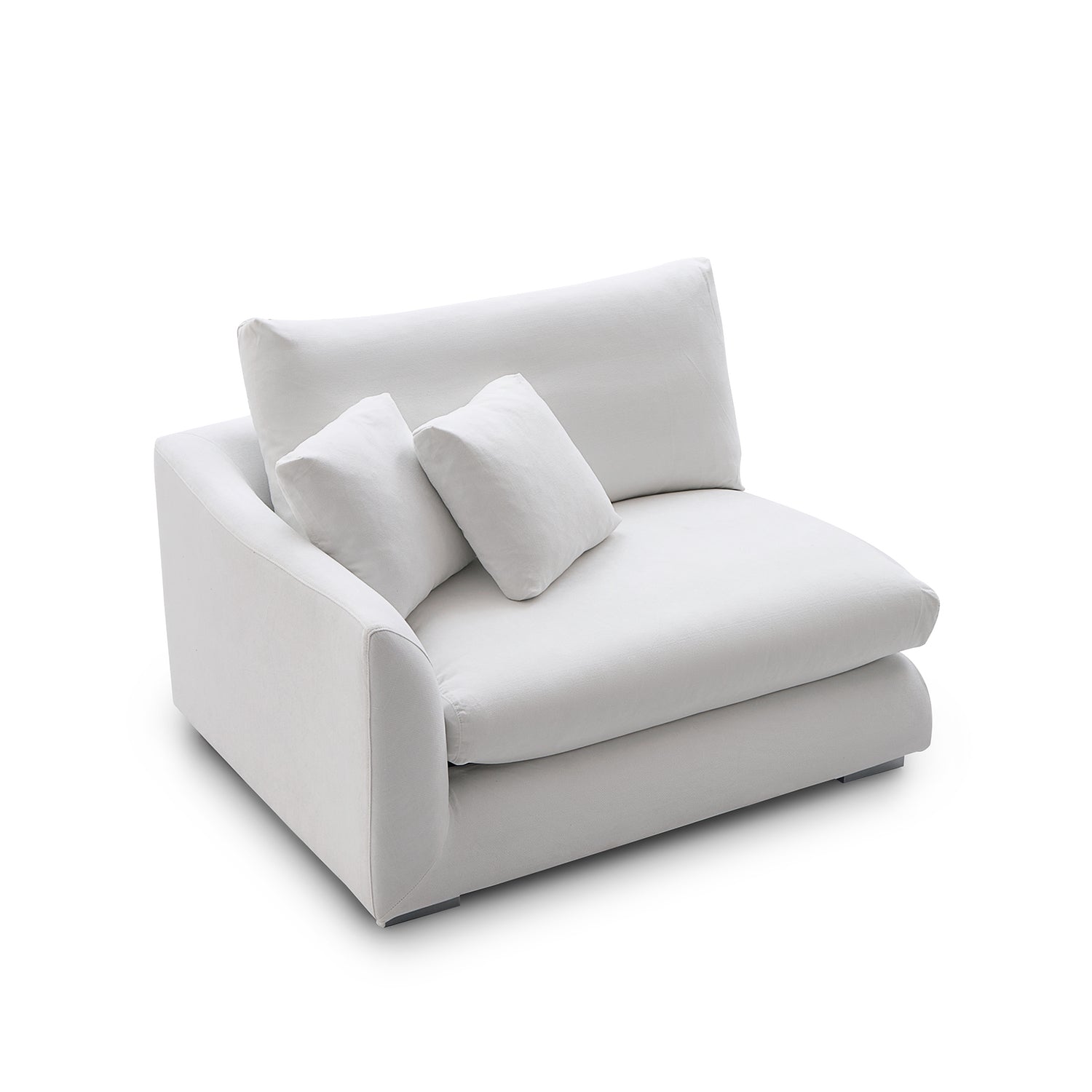 Val-White-Facing-Left-Side-Sofa-(50-Inch)