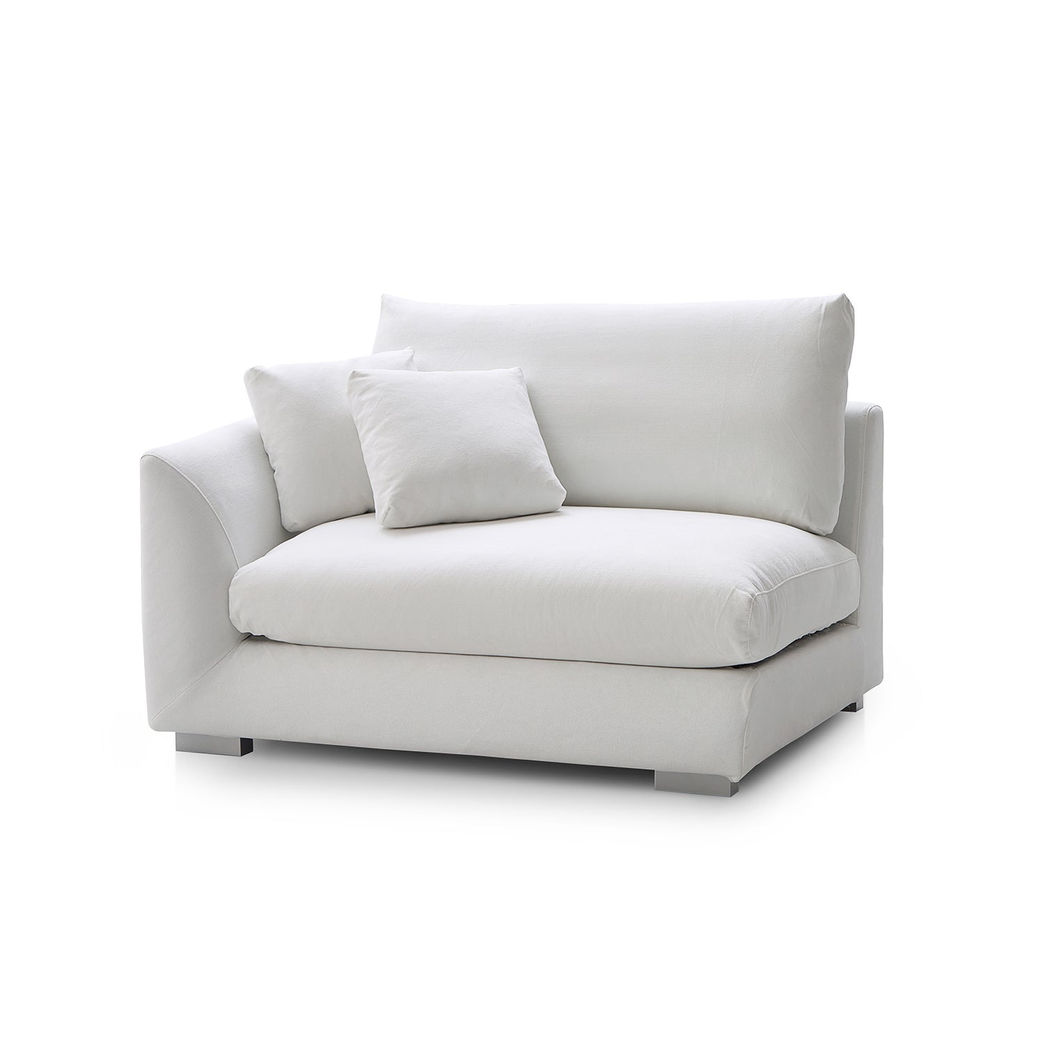 Val-White-Facing-Left-Side-Sofa-(50-Inch)