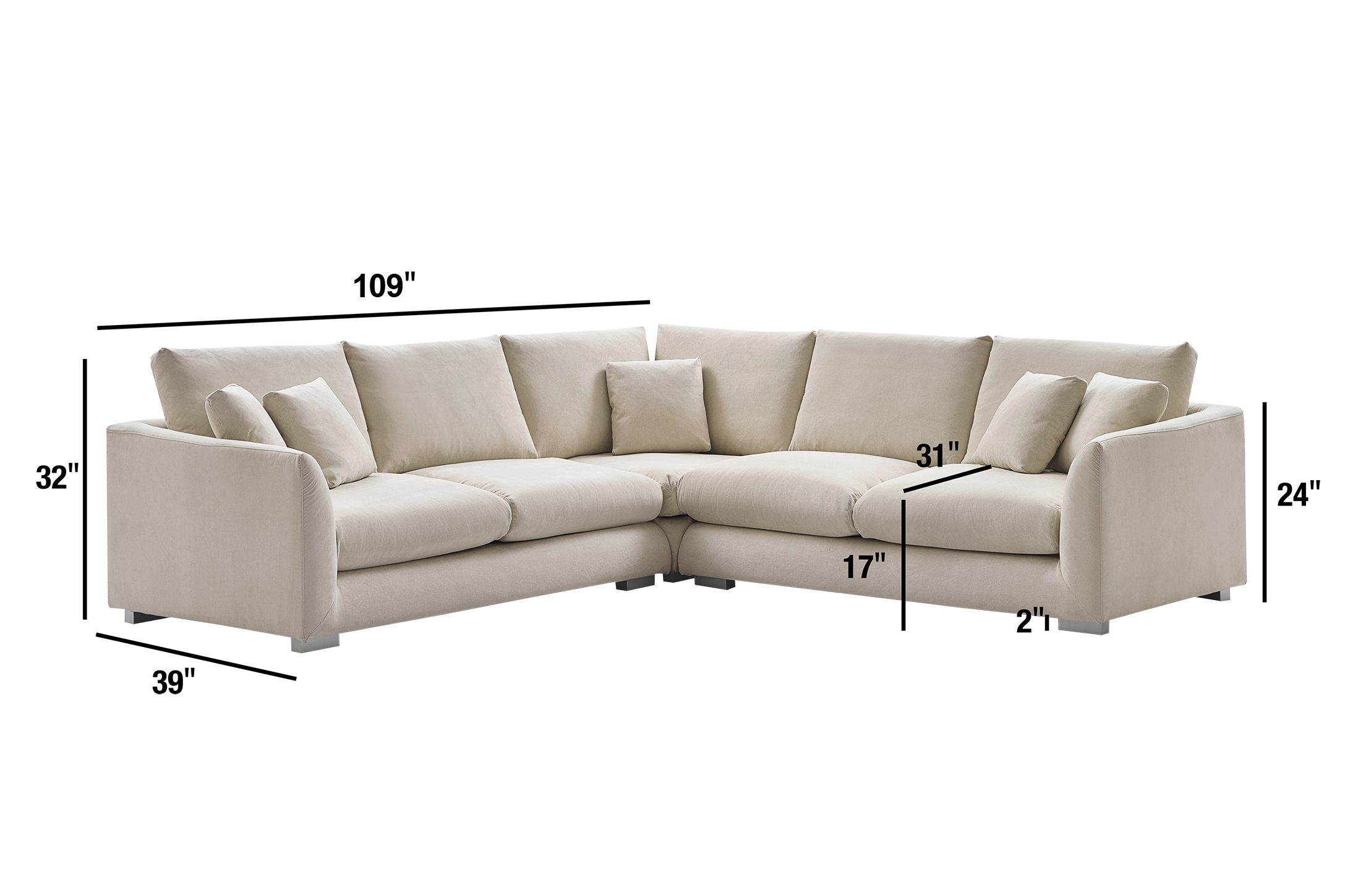 Val-Beige-Symmetrical-5-Seats-Corner-Sectional-dimension