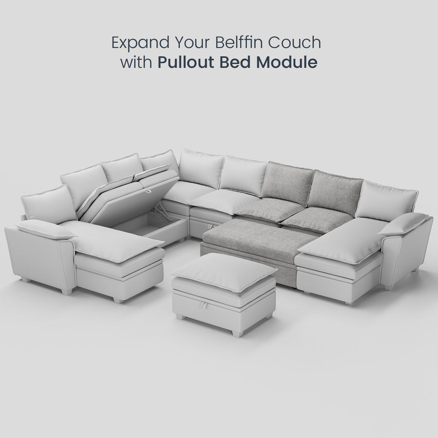 Cloud-Grey-/-Chenille-Module-Pullout-Loveseat