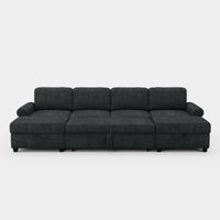 Graphite-Grey-/-Chenille-6-Seat-U-Shaped-Pullout-Sectional