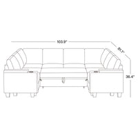 8-Seat-U-Shaped-Pullout-Sectional-dimension