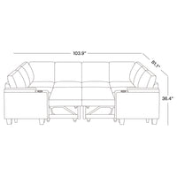 8-Seat-U-Shaped-Double-Pullout-Sectional-dimension