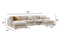 4-Seats-U-Shaped-Sectional-dimension
