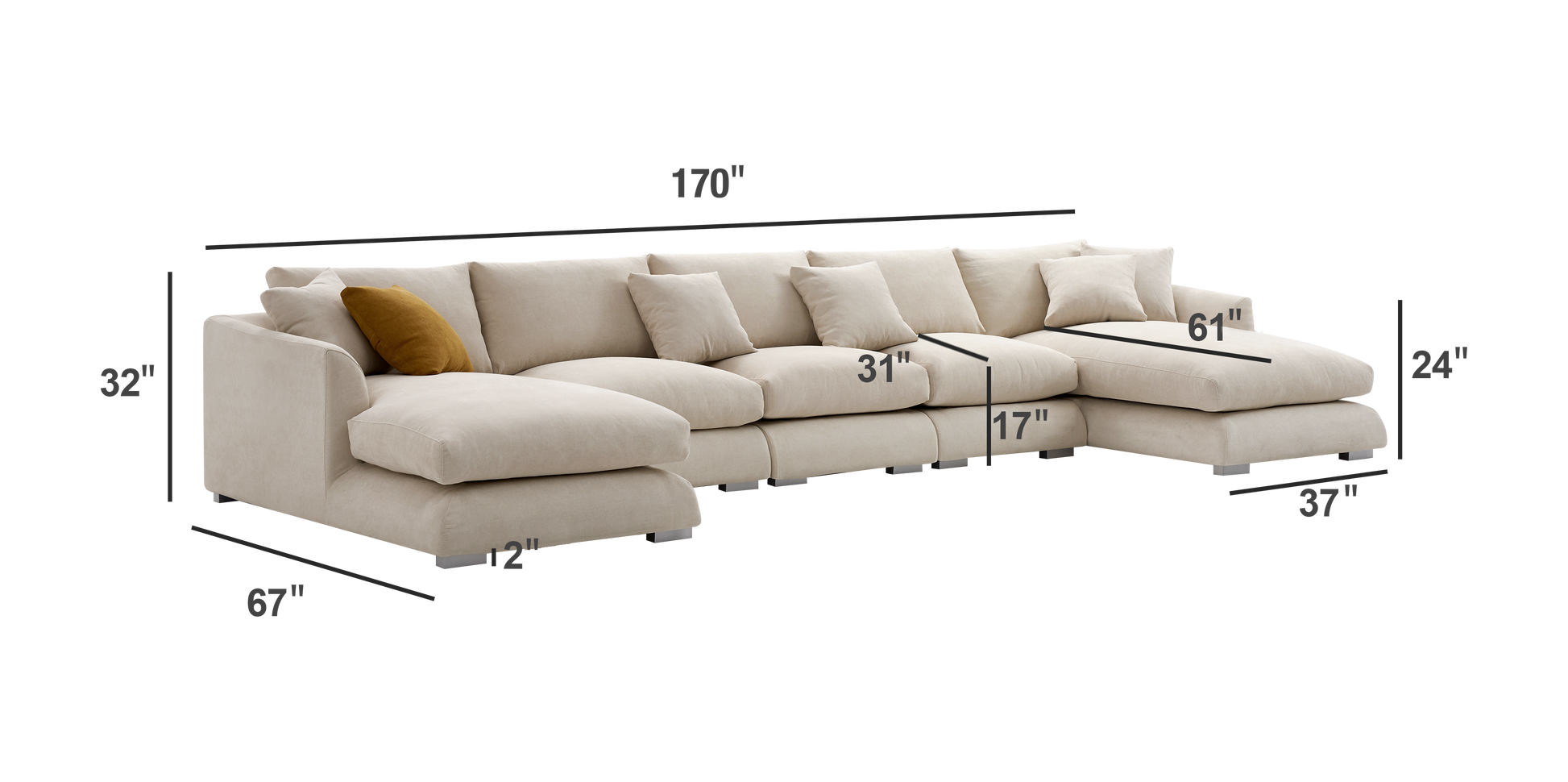 5-Seats-U-Shaped-Sectional-dimension