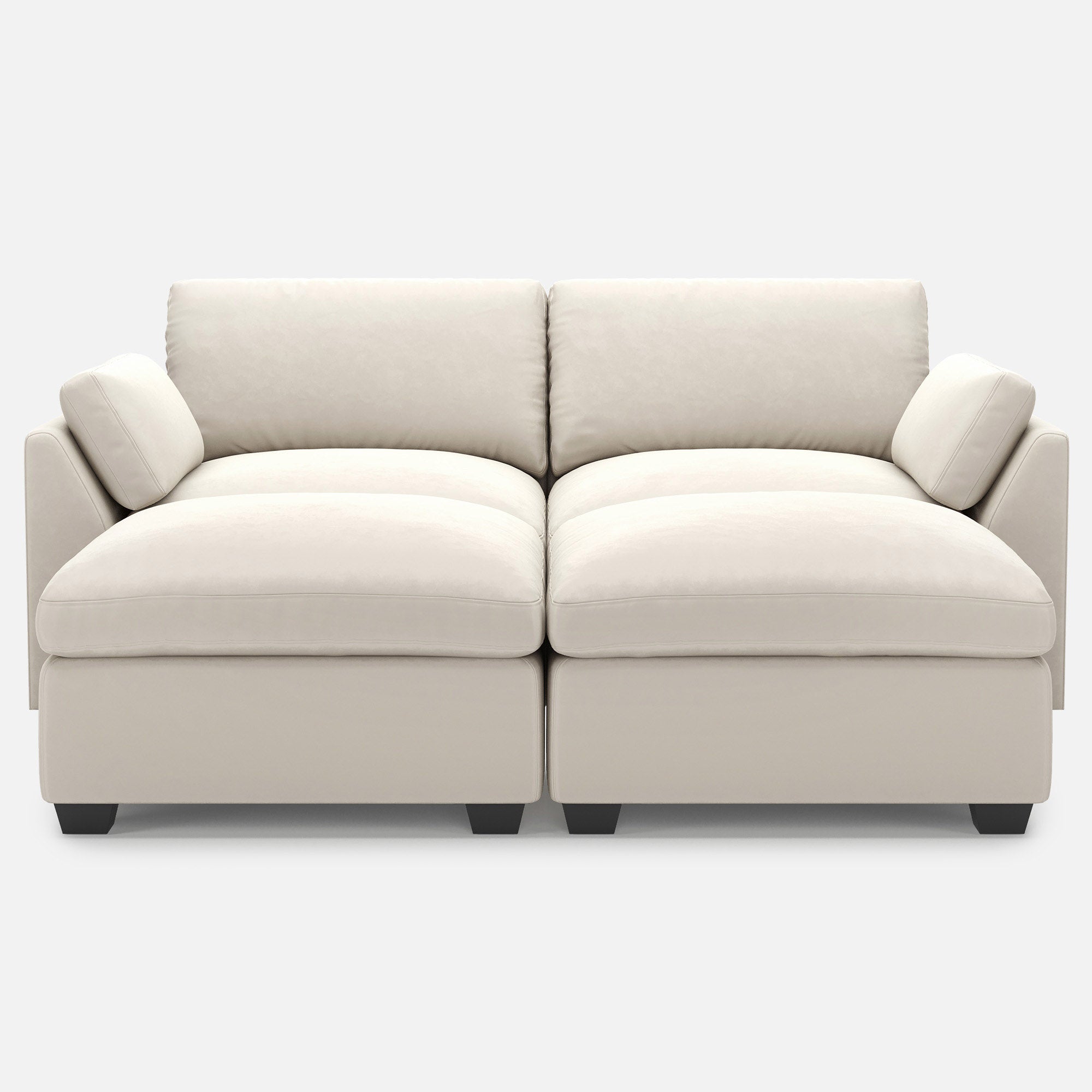 Uteeran Oversized Cloud 4 Seats Sleeper Sofa