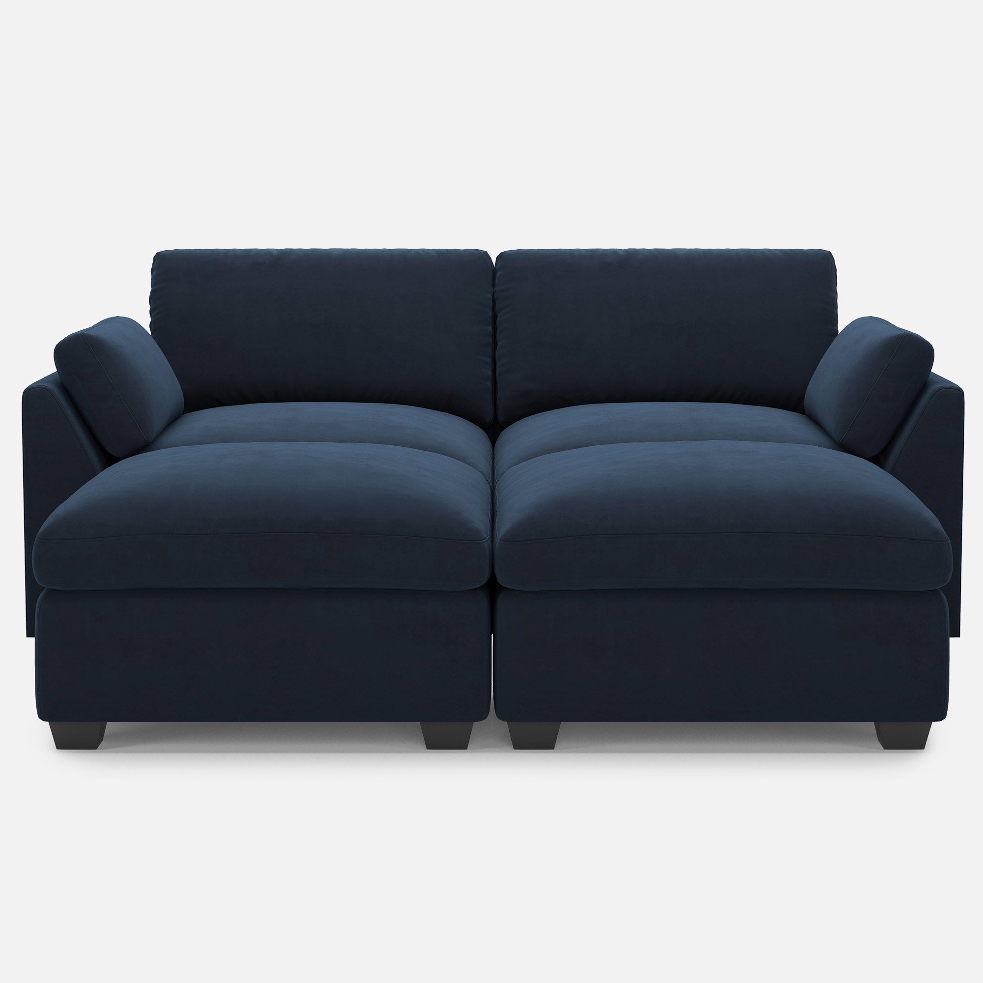 Uteeran Oversized Cloud 4 Seats Sleeper Sofa