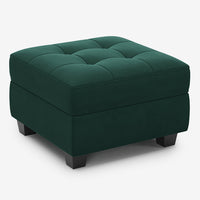 Castleton-Green-/-Velvet-Module-Ottoman