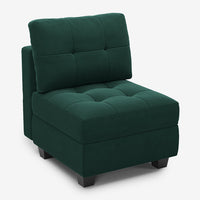 Castleton-Green-/-Velvet-Module-Seat
