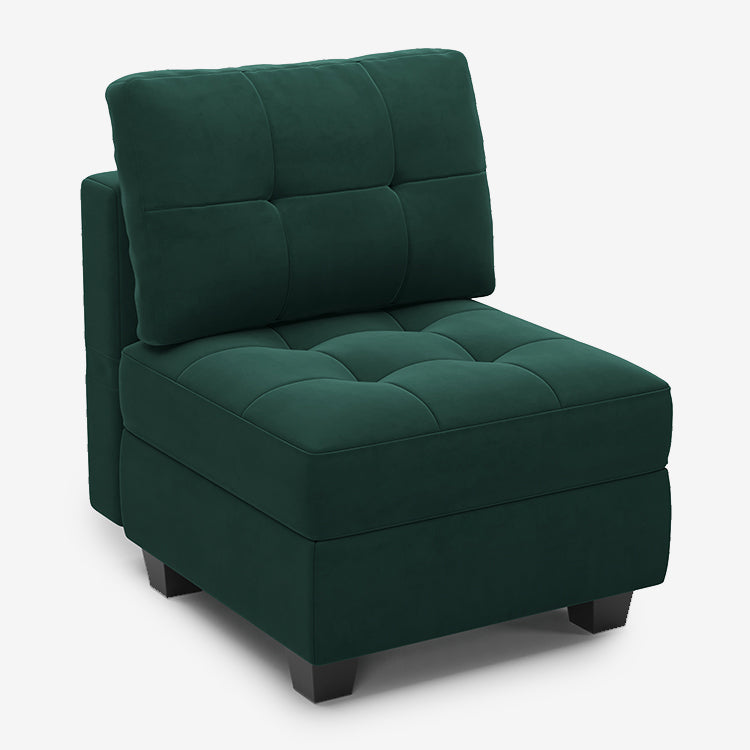 Castleton-Green-/-Velvet-Module-Seat