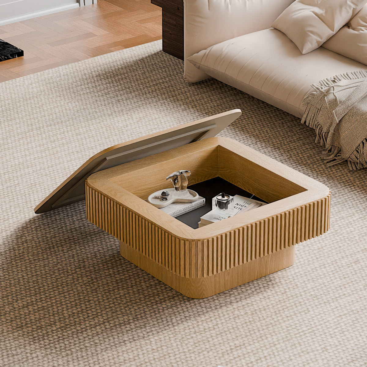 Sleek Modern Design with Secret Storage