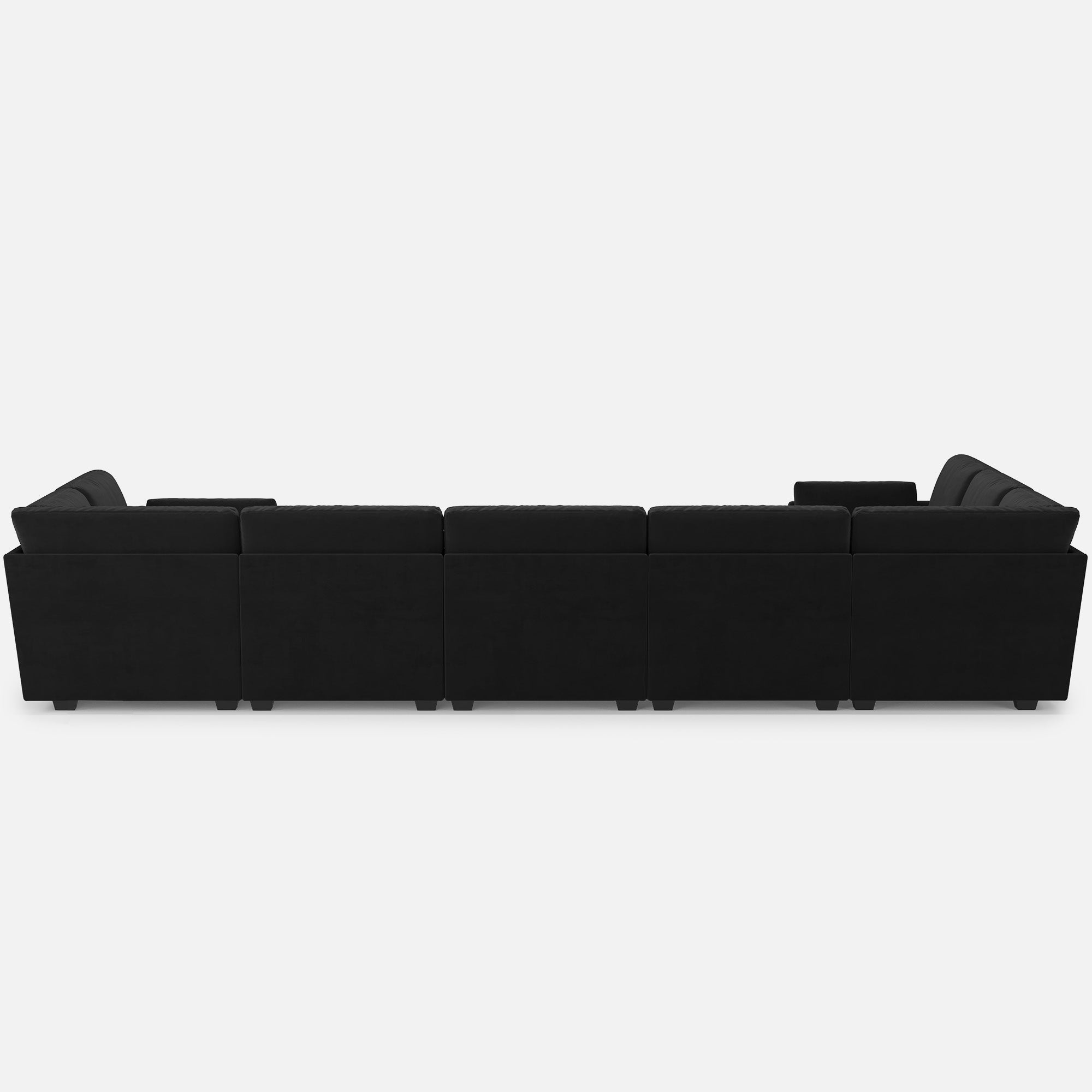 Uteeran Oversized Cloud 8 Seats Sofa with Ottoman