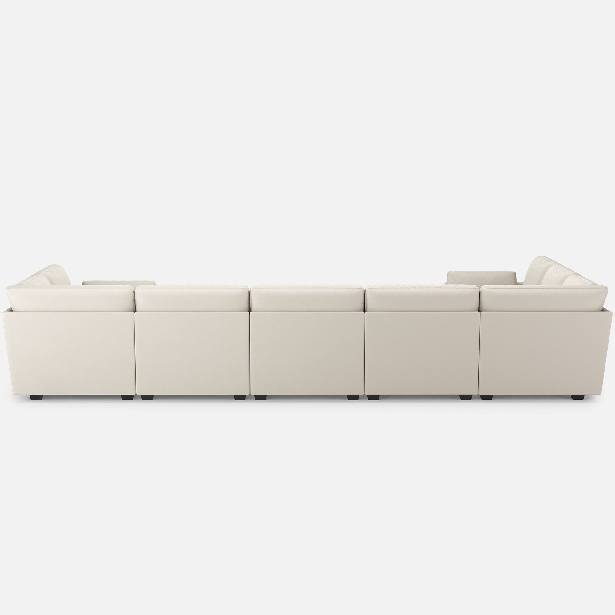 Uteeran Oversized Cloud 8 Seats Sofa with Ottoman