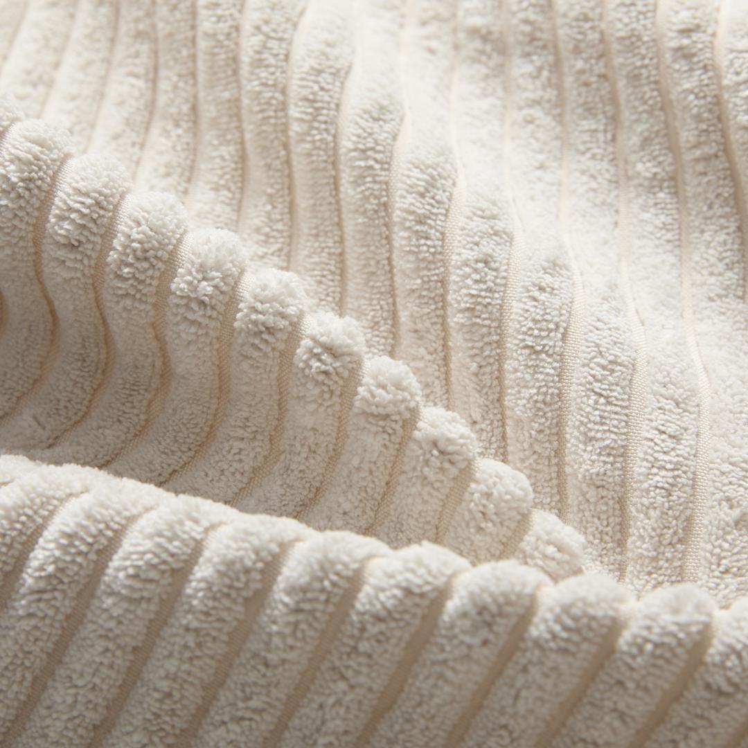 corduroy-Ivory-Beige-4-Seats-U-Shaped-Sectional