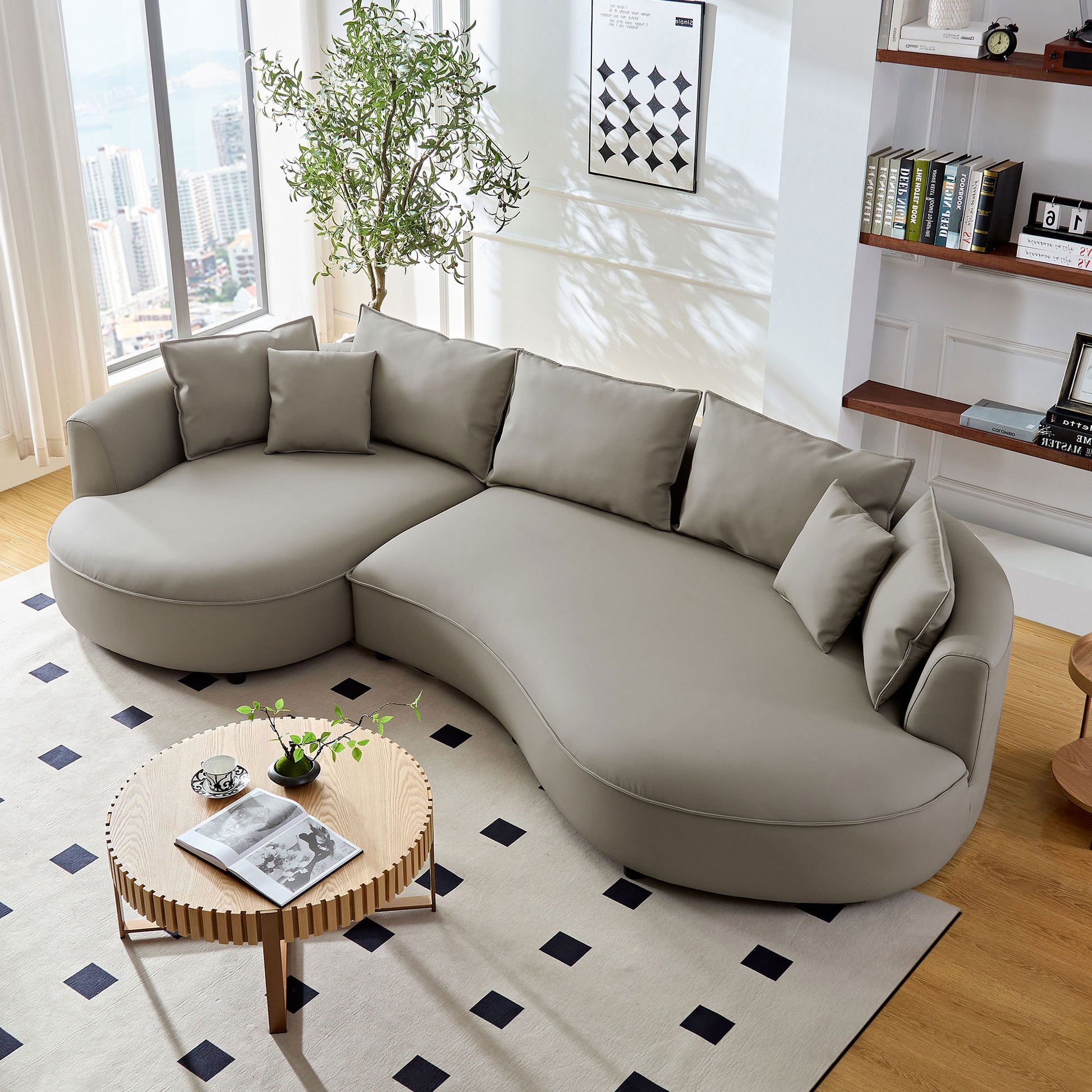genuine-leather-dawn-grey-left-l-shaped-sectional
