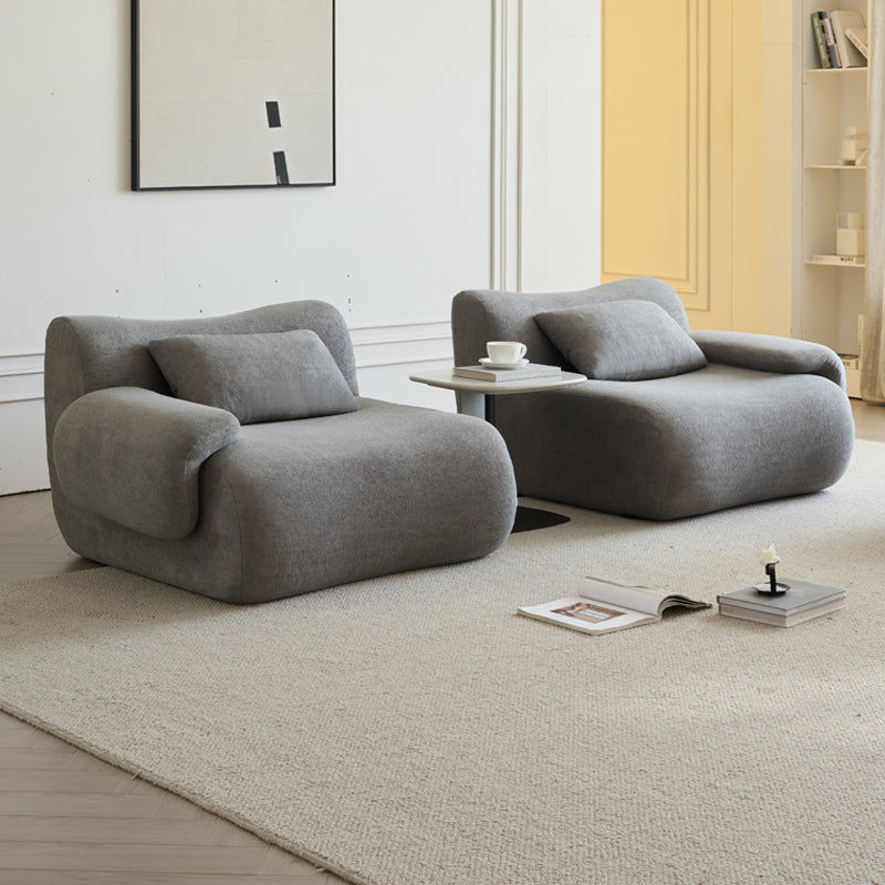 Boucle-Pure-Grey-Loveseat