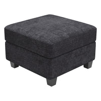 Graphite-Grey-/-Chenille-Module-Ottoman
