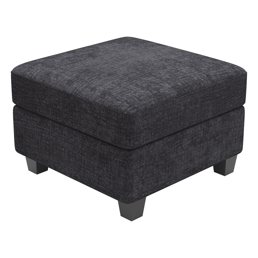 Graphite-Grey-/-Chenille-Module-Ottoman