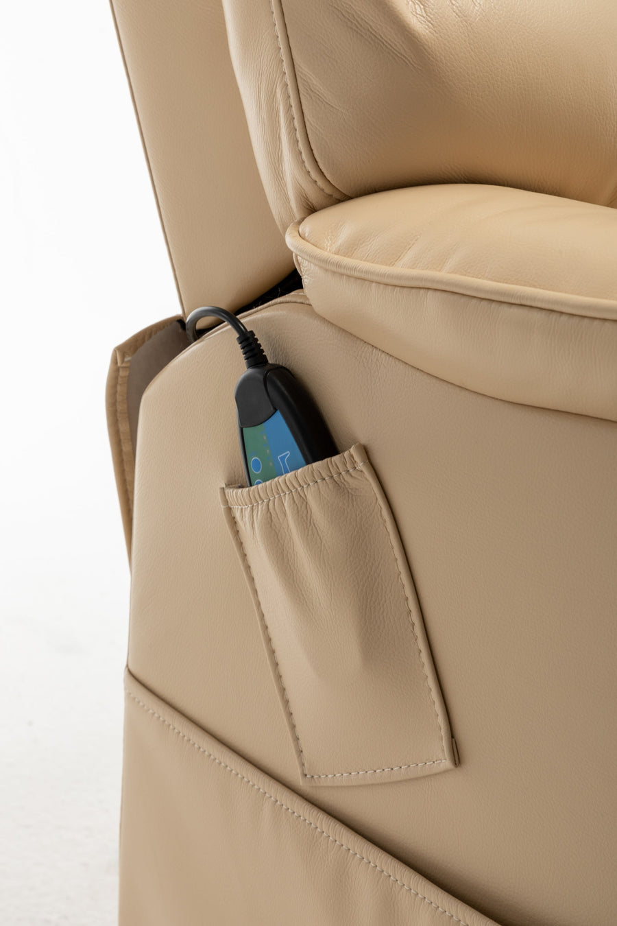 Smooth-Cream-/-Faux-Leather